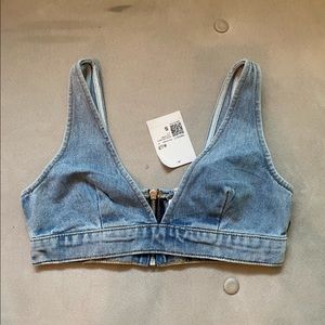 Denim top